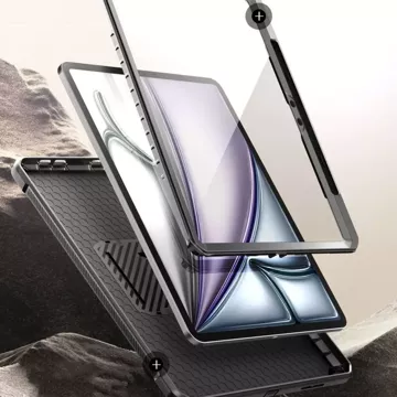 Etui Supcase Unicorn Beetle Pro für Apple iPad Air 13 2024 Schwarz