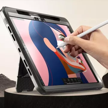 Etui Supcase Unicorn Beetle Pro für Apple iPad Pro 13 7 / 2024 Schwarz