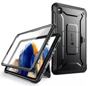 Etui Supcase Unicorn Beetle Pro für Samsung Galaxy Tab A9 8.7 X110 / X115 Schwarz