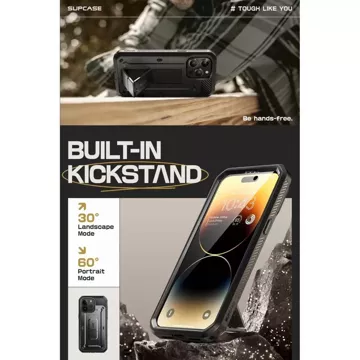 Etui Supcase Unicorn Beetle Pro für iPhone 15 Pro Max schwarz