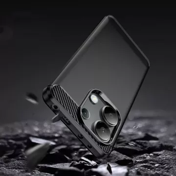 Etui TPUcarbon für Xiaomi Redmi Note 13 4G / LTE Schwarz