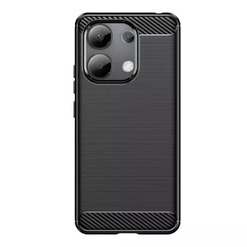 Etui TPUcarbon für Xiaomi Redmi Note 13 4G / LTE Schwarz