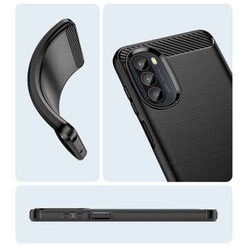 Etui TpuCarbon für Motorola Moto G52 / G82 5G Schwarz