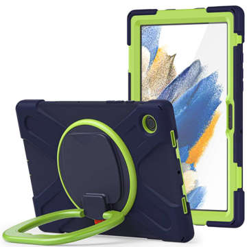 Etui X-Armor für Samsung Galaxy Tab A8 10.5 X200 / X205 Navy/Lime