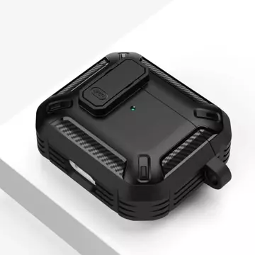 Etui X-Carbo für Apple AirPods Pro 1 / 2 Schwarz