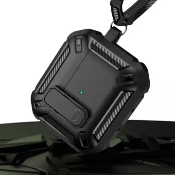 Etui X-Carbo für Apple AirPods Pro 1 / 2 Schwarz