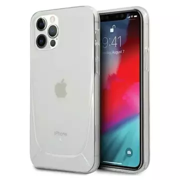 Etui für Mercedes MEHCP12LARCT für Apple iPhone 12 Pro Max 6,7" durchsichtige Hardcase Transparent Line