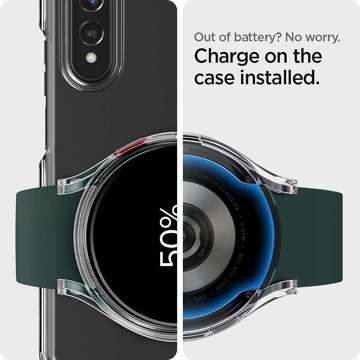 Etui für Spigen Ultra Hybrid für Samsung Galaxy Watch 4 / 5 (44 mm) Crystal Clear