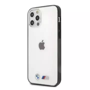 Etui für das Telefon BMW BMHCP12LMBTOK für Apple iPhone 12 Pro Max 6,7" transparentes Hardcase Sandblast