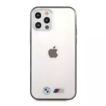 Etui für das Telefon BMW BMHCP12LMBTOK für Apple iPhone 12 Pro Max 6,7" transparentes Hardcase Sandblast