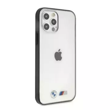 Etui für das Telefon BMW BMHCP12LMBTOK für Apple iPhone 12 Pro Max 6,7" transparentes Hardcase Sandblast