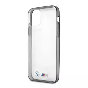 Etui für das Telefon BMW BMHCP12LMBTOK für Apple iPhone 12 Pro Max 6,7" transparentes Hardcase Sandblast