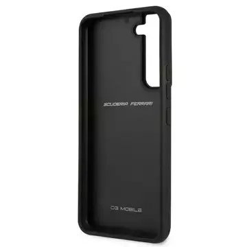 Etui für das Telefon Ferrari Hardcase für das Samsung Galaxy S22 czarny/black hardcase On Track Real Carbon