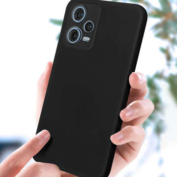 Etui für das Telefon Icon Case für Xiaomi Redmi Note 12 5G / Poco X5 5G Black