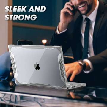 Etui obudowa Supcase Unicorn Beetle für Apple Macbook Pro 14 2021 Clear