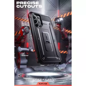 Etui ochronne Supcase Unicorn Beetle Pro 2-Set für Samsung Galaxy S23 Ultra Black