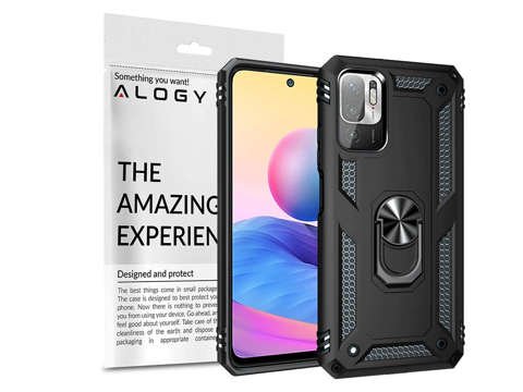 Etui pancerne Alogy Stand Armor Ring für Xiaomi Poco M3 Pro/ Redmi Note 10 5G