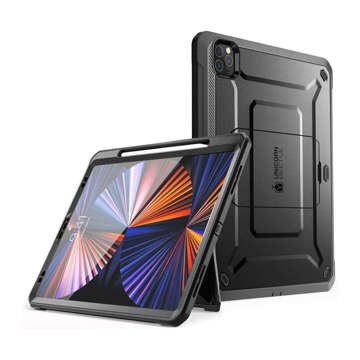 Etui pancerne SUPCASE Unicorn Beetle Pro Pencil für Apple iPad Pro 12.9 2021 Schwarz