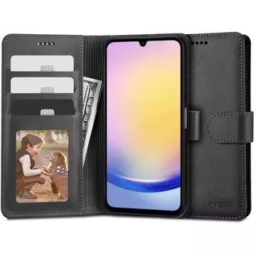 Etui portfel Wallet für Samsung Galaxy A25 5G Schwarz