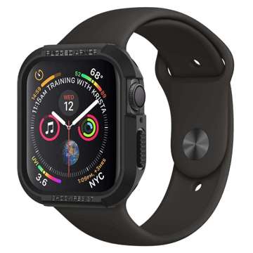 Etui ramka Spigen Rugged Armor für Apple Watch 4/5/6/7/SE 40/41mm Schwarz