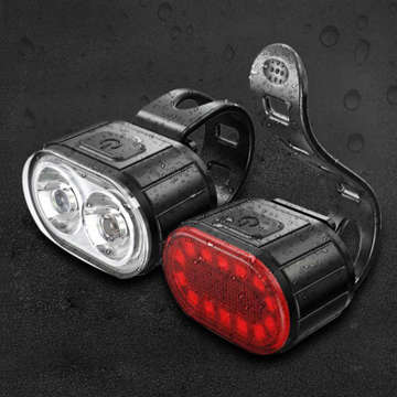 Fahrrad Frontlicht T6 LED Dioden Front Rücklicht wasserdicht