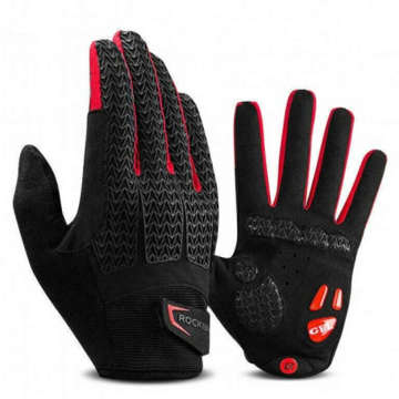 Fahrradhandschuhe XL RockBros Fahrradhandschuhe S169-1BR-XL Schwarz-Rot