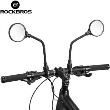 Fahrradspiegel Rockbros FK-419 sphärisch konvex verstellbar 360 ​​schwarz (2 Stk.)