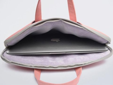 Fall JIQUANMEI Laptoptasche 15,6 "für MacBook Air / Pro Pink