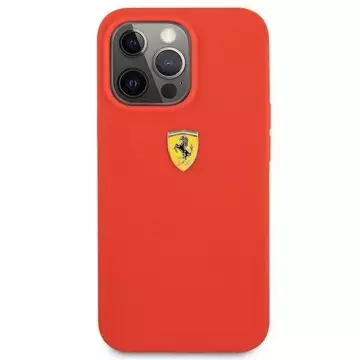 Ferrari FESIHCP13XRE iPhone 13 Pro Max 6,7" czerwony/red Hardcase Silikon