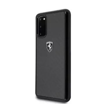 Ferrari Hardcase für Samsung Galaxy S20 schwarz/schwarz Carbon Heritage