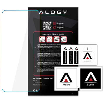 Flacher 9H Alogy Screen Protector PRO Displayschutz aus gehärtetem Glas für Samsung Galaxy A54 5G