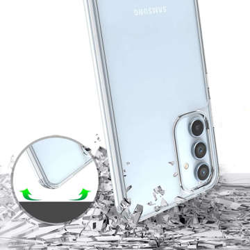 FlexAir Hybrid Schutzhülle für Samsung Galaxy A54 5G Klar transparent