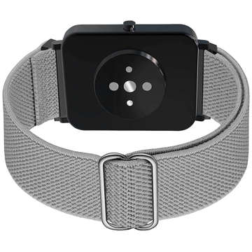 Flexibles Armband, Universal-Nylon-Alogy-Nylon-Smartwatch-Armband, 22 mm, grau