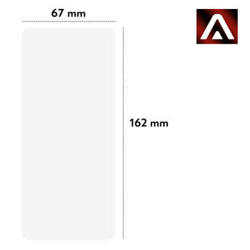 Gehärtetes Glas 9H Alogy Displayschutz für Motorola Moto G200 5G