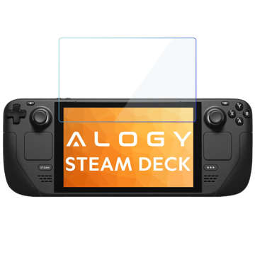 Gehärtetes Glas 9H Alogy Displayschutz für Steam Deck Konsole