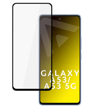 Gehärtetes Glas für Alogy Full Glue Hülle freundlich für Samsung Galaxy A53 / A53 5G Schwarz