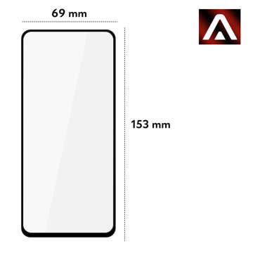 Gehärtetes Glas für Alogy Full Glue Hülle freundlich für Samsung Galaxy A53 / A53 5G Schwarz