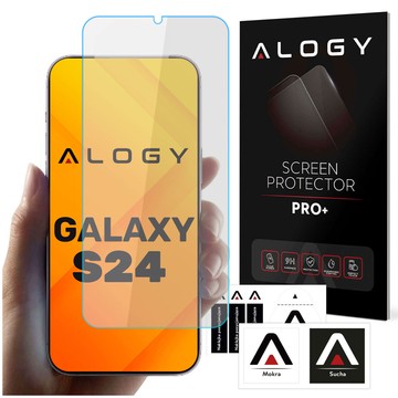 Gehärtetes Glas für Samsung Galaxy S24 mit Displayschutz Pro 9H Alogy