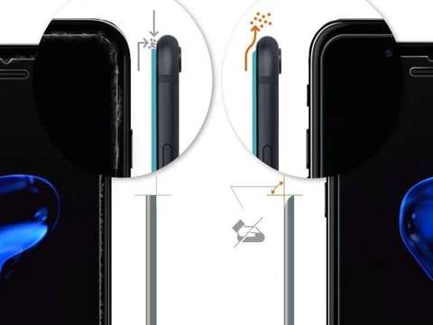 Gehärtetes Glas für das Telefon 9H Spigen Glas.tR SLIM HD für iPhone 6 / 6s / 7/8 / SE 2022/2020