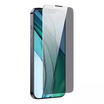 Gehärtetes Glas mit 0,4 mm Baseus Blickschutzfilter für iPhone 14 Plus/13 Pro Max