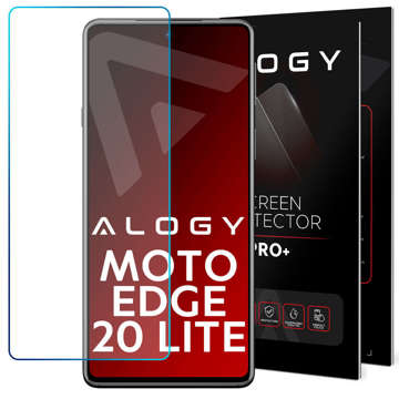 Gehärtetes Glas x2 9H Alogy Schutzglas für den Bildschirm für Motorola Edge 20 Lite