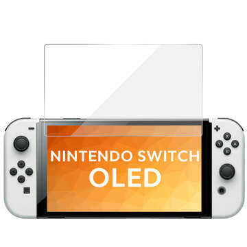 Gehärtetes Glas x2 9H Alogy Schutzscheibe für Nintendo Switch OLED