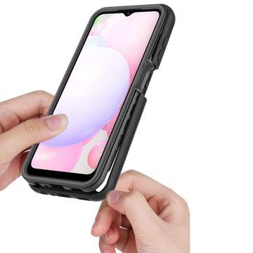 Gepanzerte Hülle Defense360 ShockProof Hülle für Galaxy A13 4G / LTE Schwarz