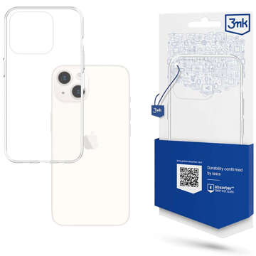 Gepanzerte Hülle für iPhone 15 Plus 3mk Armor Case Klare schützende Rückseite aus transparentem Glas