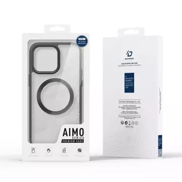 Gepanzerte Hülle für iPhone 15 Pro Max mit MagSafe Dux Ducis Aimo Mag – schwarz