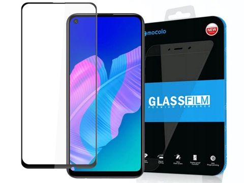 Glas Mocolo TG Full Glue 5D für Huawei P40 Lite E schwarz