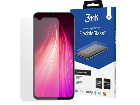 Glas für das Telefon 3mk Flexible Glass 7H für Xiaomi Redmi Note 8