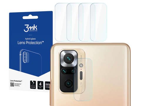 Glas x4 für Kamera 3mk Lens Protection Lens für Redmi Note 10 Pro