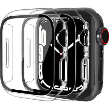 Glasgehäuse für Defense360 Smartwatch Deckglas für Apple Watch 7 41mm Klar