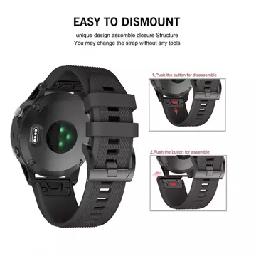 Glatte Garmin Fenix ​​5 / 6 / 6 Pro / 7 Armeegrün